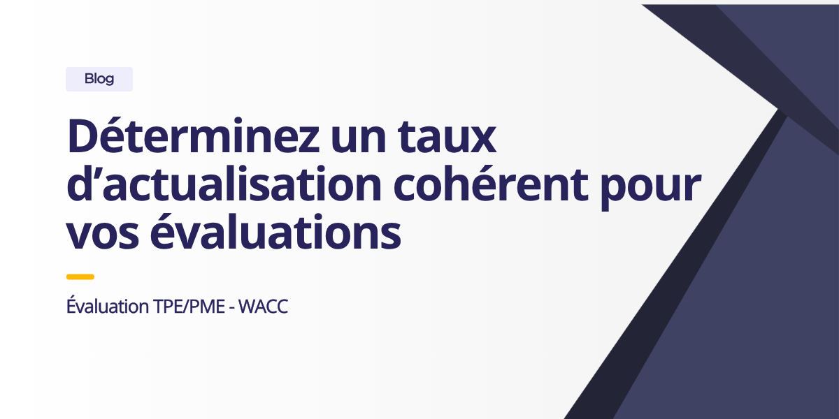 Illustration d’article sur la structuration du calcul du coût du capital dans les évaluations TPE-PME avec module WACC Caudia.